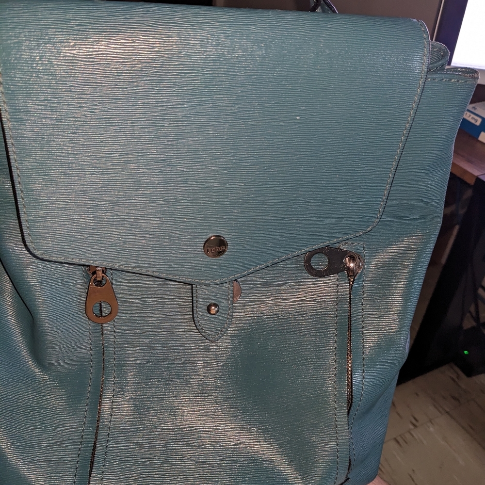 Lodis Bel-Air Odie teal colored backpack - Picture 10 of 15